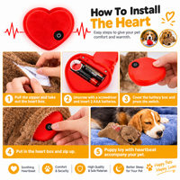Heartbeat Comfort Plush — Calming Companion for Anxious & Newly Adopted Dogs
